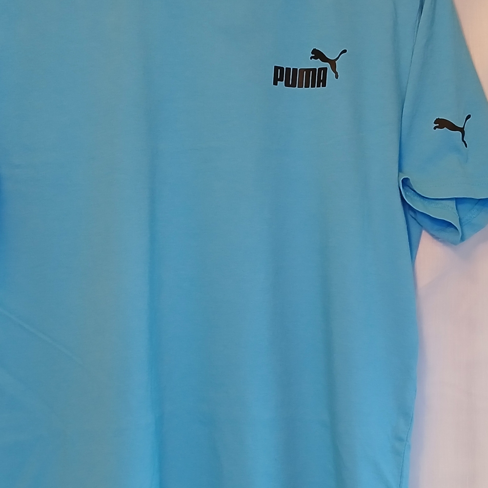 Puma Aqua Blue Short Sleeve Tee